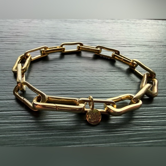 Monica Vinader Alta Charm Bracelet Yellow Gold Vermeil - Picture 1 of 5